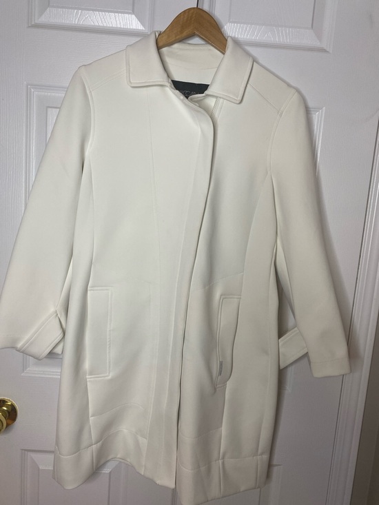 Marc Cain Jackets & Blazers - Marc Cain Ivory Swing Trench Coat #5